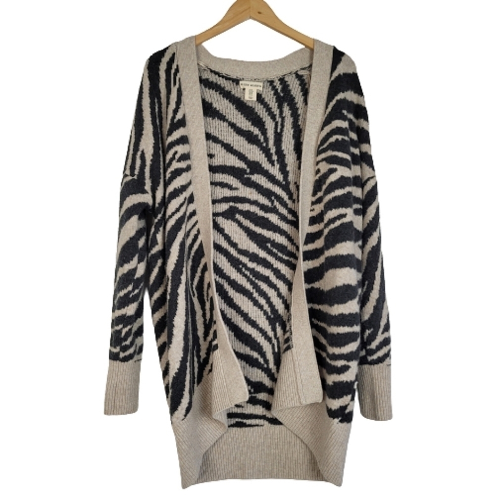 Yet again zebra cotton cardigan